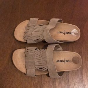 Minnetonka Fringe Sandals